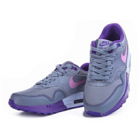 Nike Air Max 1 87 серо-фиолетовые